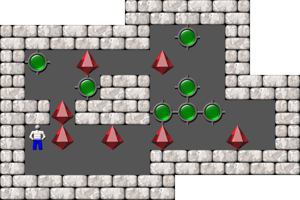 Sokoban Secundus gradus ad Olympo level 17